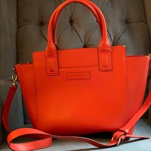 Vera Bradley Leather Red Bag/Perfect Condition.